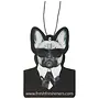 Frenchie in Black Air Freshener