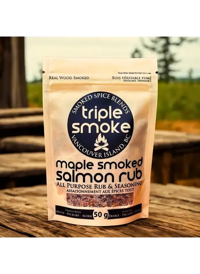 Maple Smoked Salmon Rub