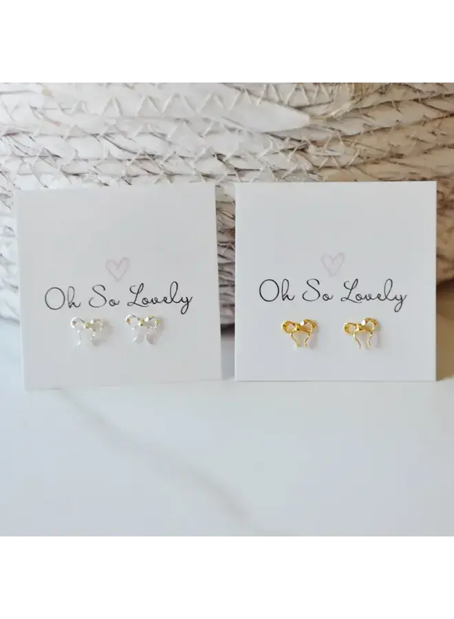 Bow Stud Earrings