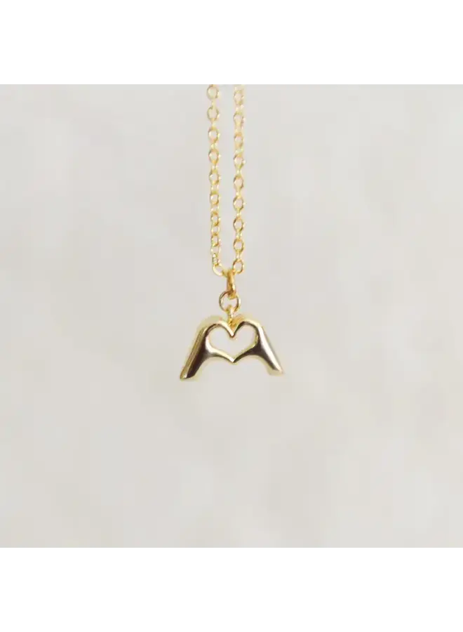 Hand Heart Necklace