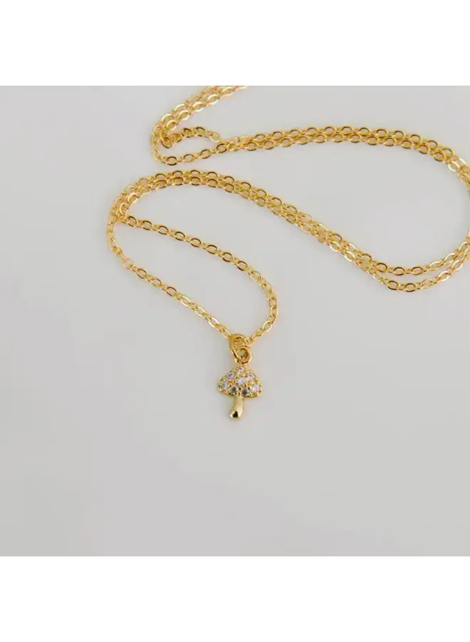 Meadow Mushroom Necklace