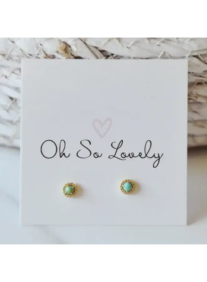 Turquoise Stud Earrings