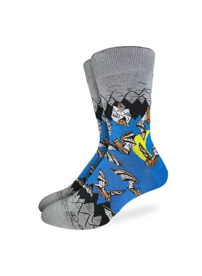 Men's Halloween, Bats Socks