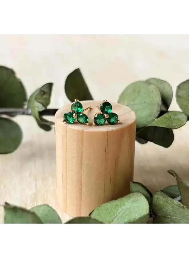 Poinsettia Studs