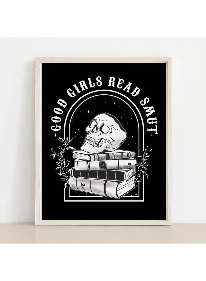 Good Girls Read Smut Art Print