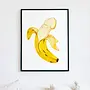 Breakfast Series Banana Penis Art Print