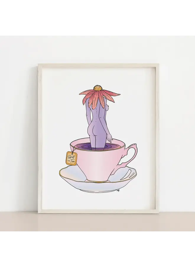 Spill the Tea Art Print