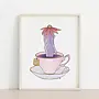 Spill the Tea Art Print
