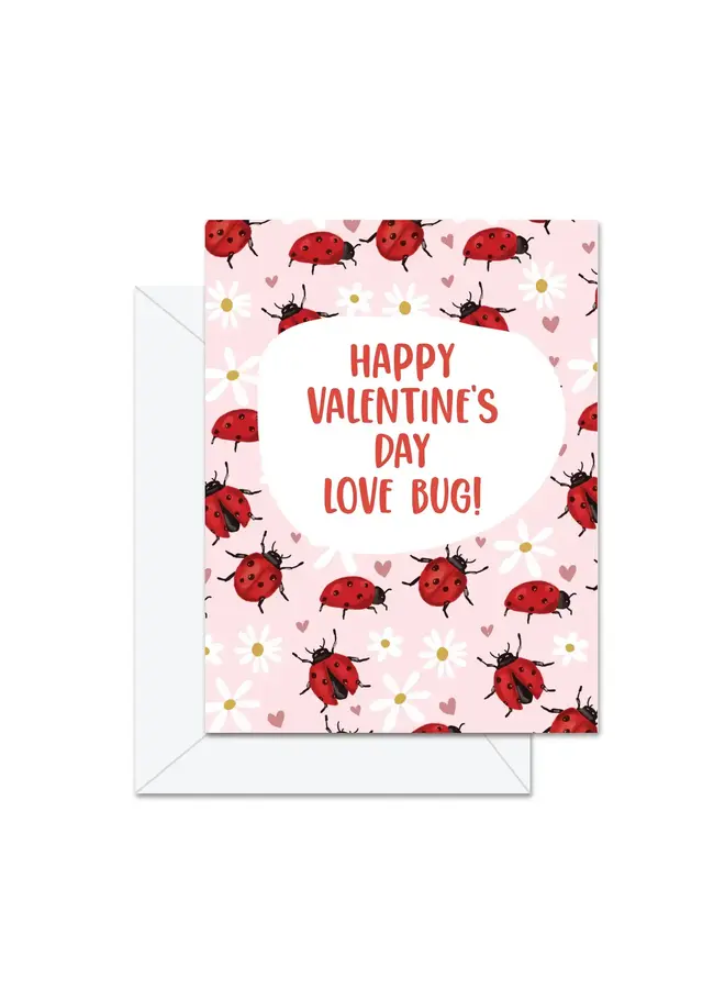 Happy Valentine's Day Love Bug Card
