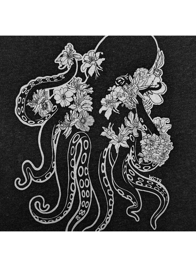 Flower Octopus Womens Tee