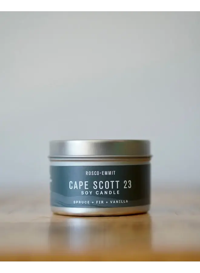 Cape Scott 23 Soy Candle 4oz