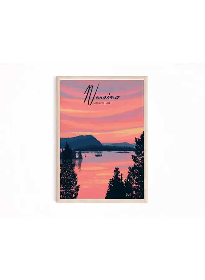 Nanaimo Sunset Art Print