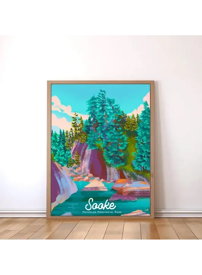 Sooke Potholes Art Print