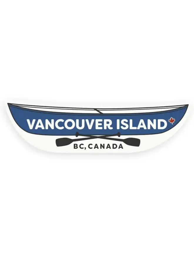 Vancouver Island Canoe Magnet