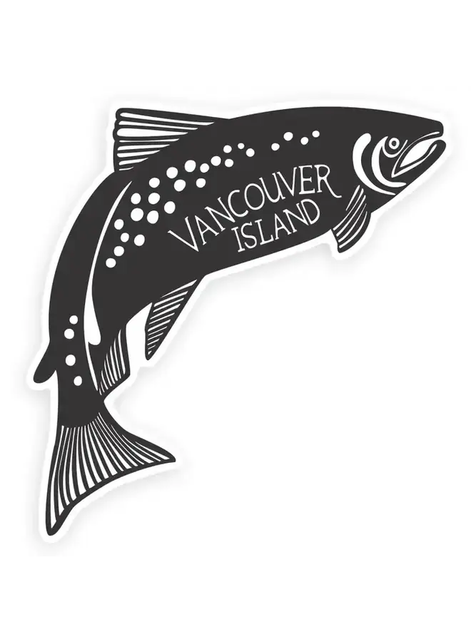 Vancouver Island Salmon Sticker