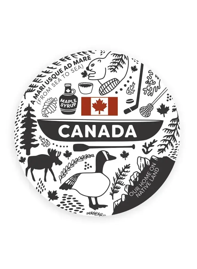 Canada Canoe Magnet