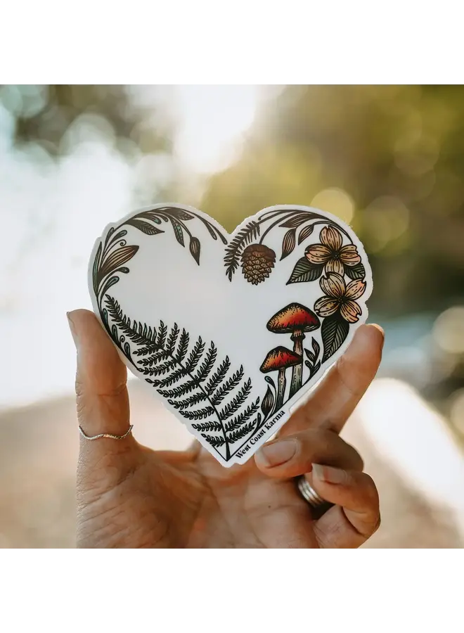 Colourful Heart Creation Sticker