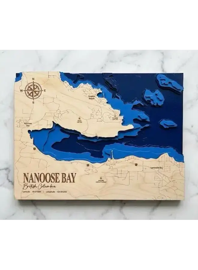 Nanoose Bay Bathymetric Map