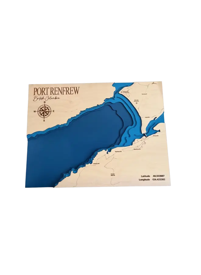 Port Renfrew Bathymetric Map