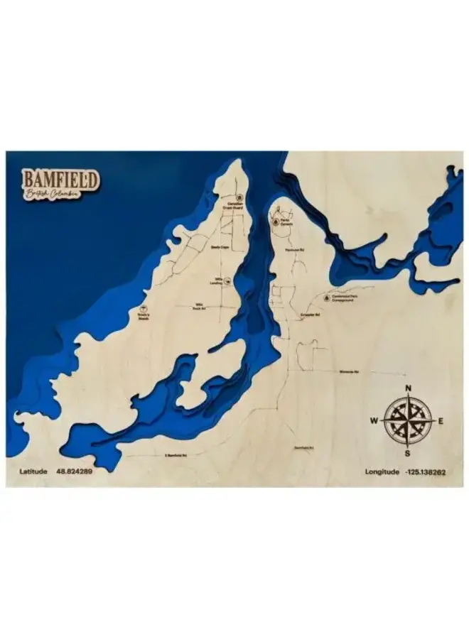 Bamfield Bathymetric Map