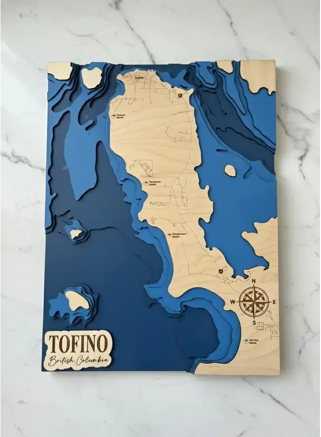 Tofino Bathymetric Map