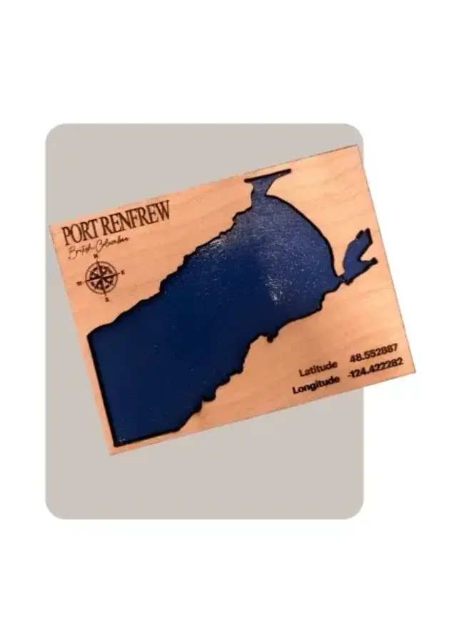 B.C. Bathymetric Map Magnets