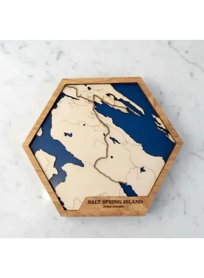 Salt Spring Island City Map