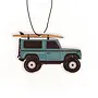 Defender with Surfboard Air Freshener Vanilla