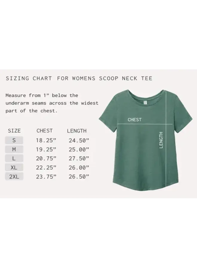 Womens Cherry Island Scoop Neck Tee