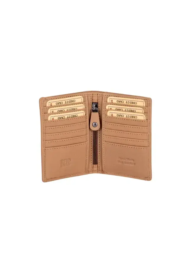 Pocket Card Holder Tan
