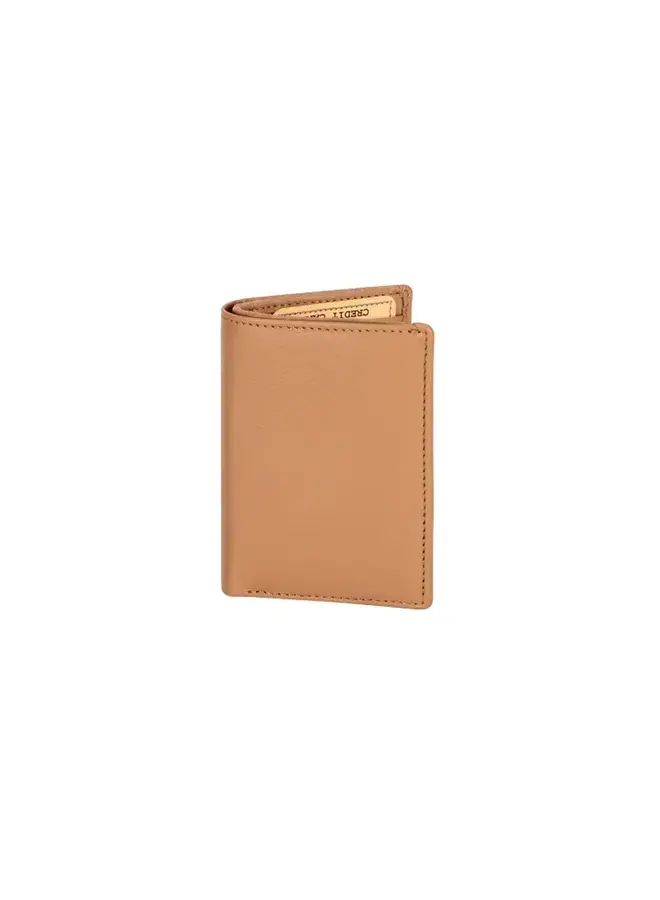 Pocket Card Holder Tan