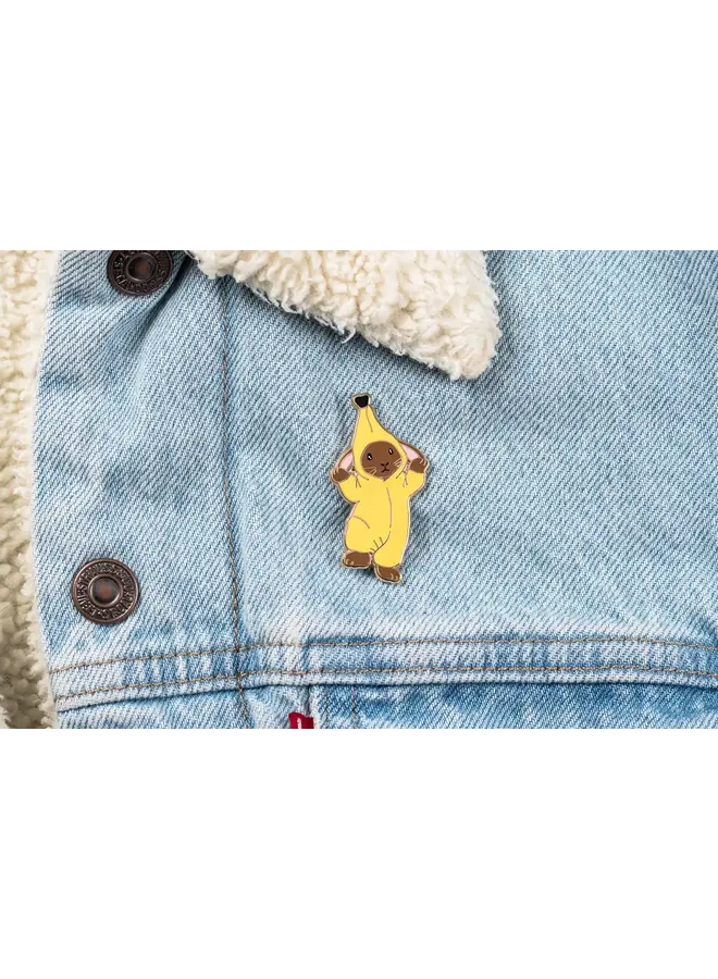 Banana Bunny Enamel Pin