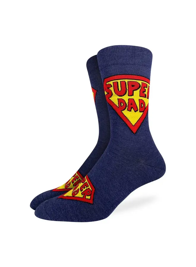 Men's Super Dad  Socks XL (Size 13-17)