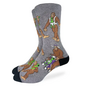 Men's Bigfoot with Baby Alien Socks