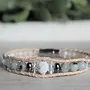 Howlite - Crystal + Stone Bracelet