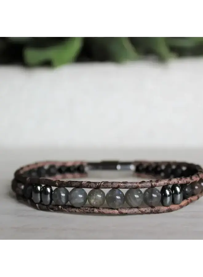 Labradorite Collection - Single Wrap Bracelet