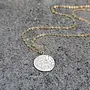 Owl Disc Necklace