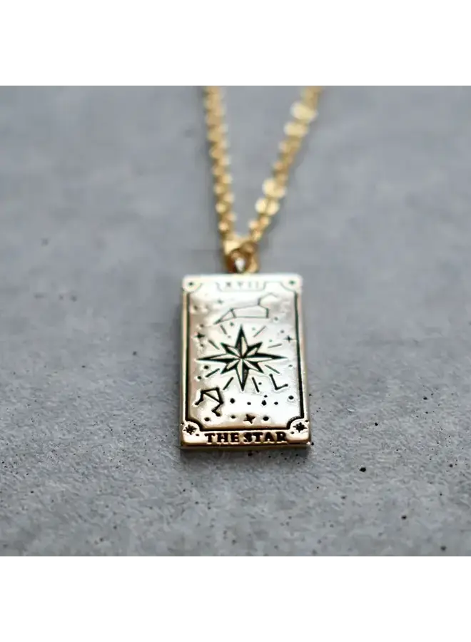 Tarot Card Necklace - The Star