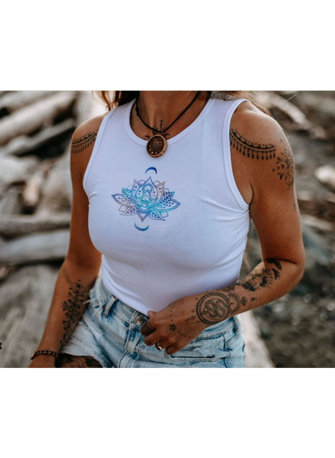 Lotus Ethereal Bamboo Stretch Crop Tank
