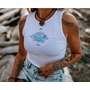 Lotus Ethereal Bamboo Stretch Crop Tank