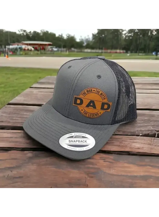 Dad Leather Patch Hat