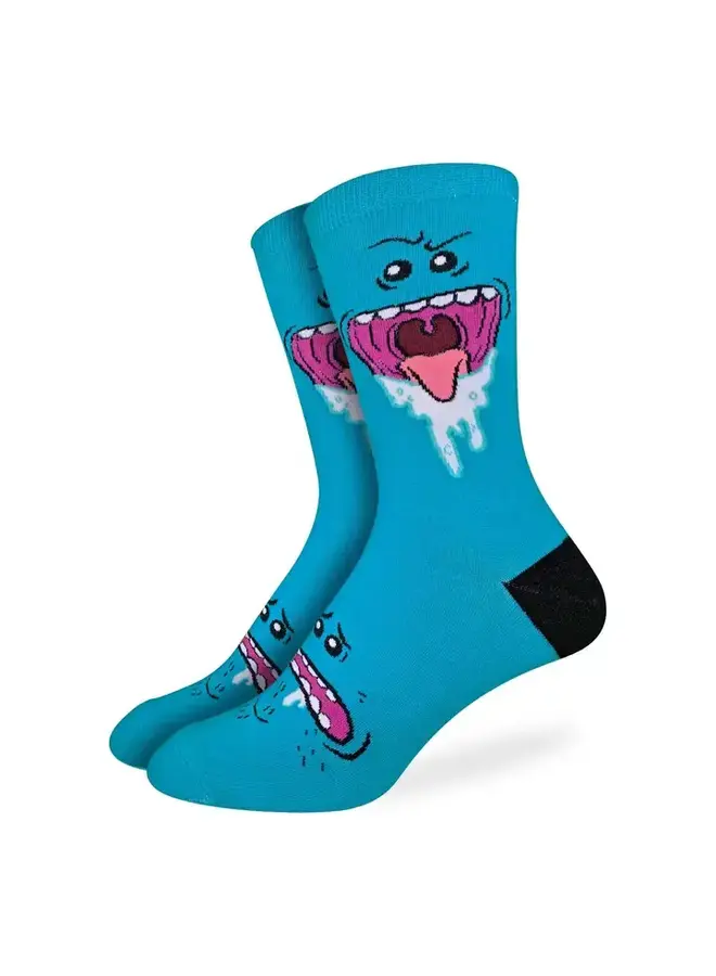 Men's Rick and Morty, Mr. Meeseeks Face Socks