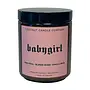 Babygirl Pink Petal Coconut Wax Candle 8oz Glass