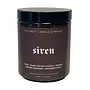 Siren Pear, Black Coffee Accord Coconut Wax Candle 8oz Glass