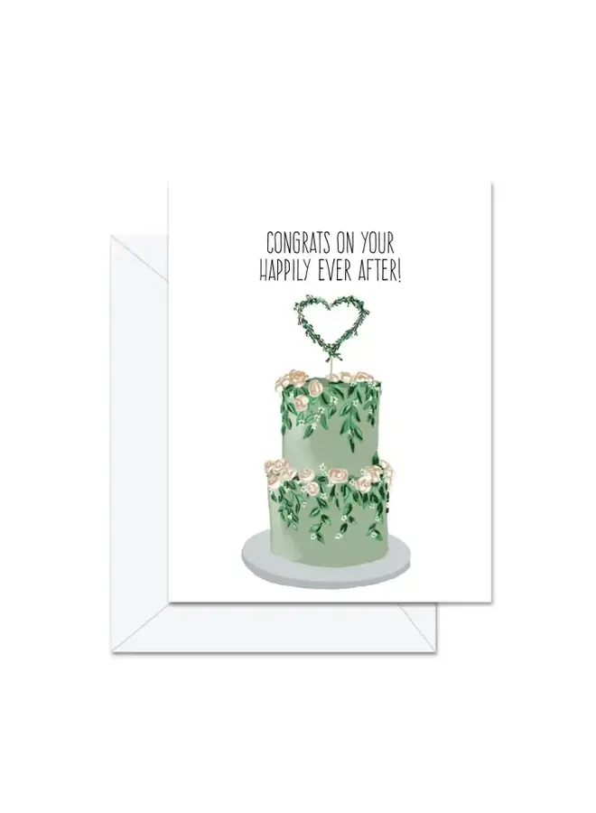 Congrats On Your Happily Ever After Card