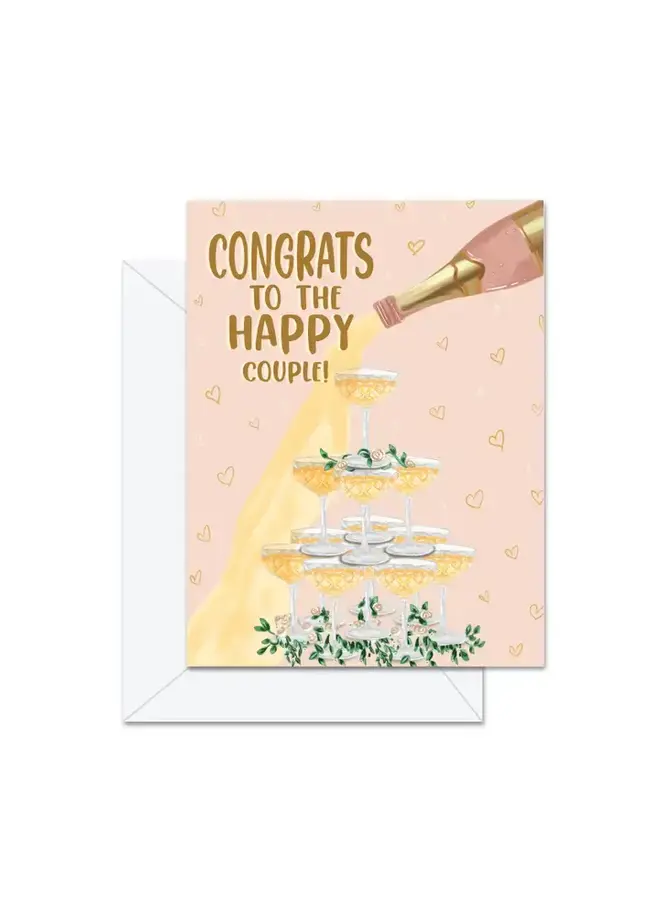Congrats To the Happy Couple Card