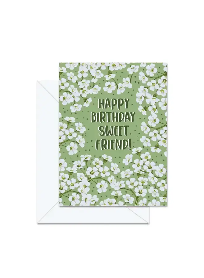Happy Birthday Sweet Friend Card