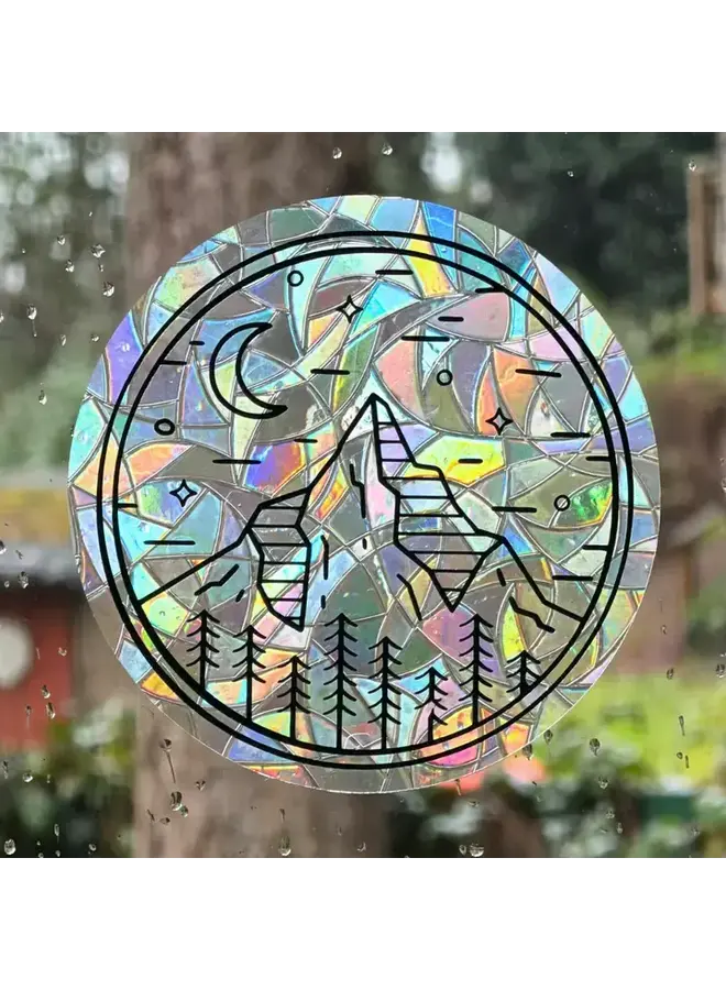 Mountain + Forest Suncatcher