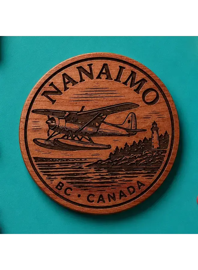 Nanaimo Beach Plane Magnet