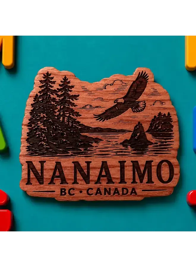 Nanaimo Beach Scene  Magnet